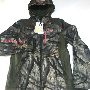 Under Armour UA STORM Mossy Oak Camo Jacket Sz Med